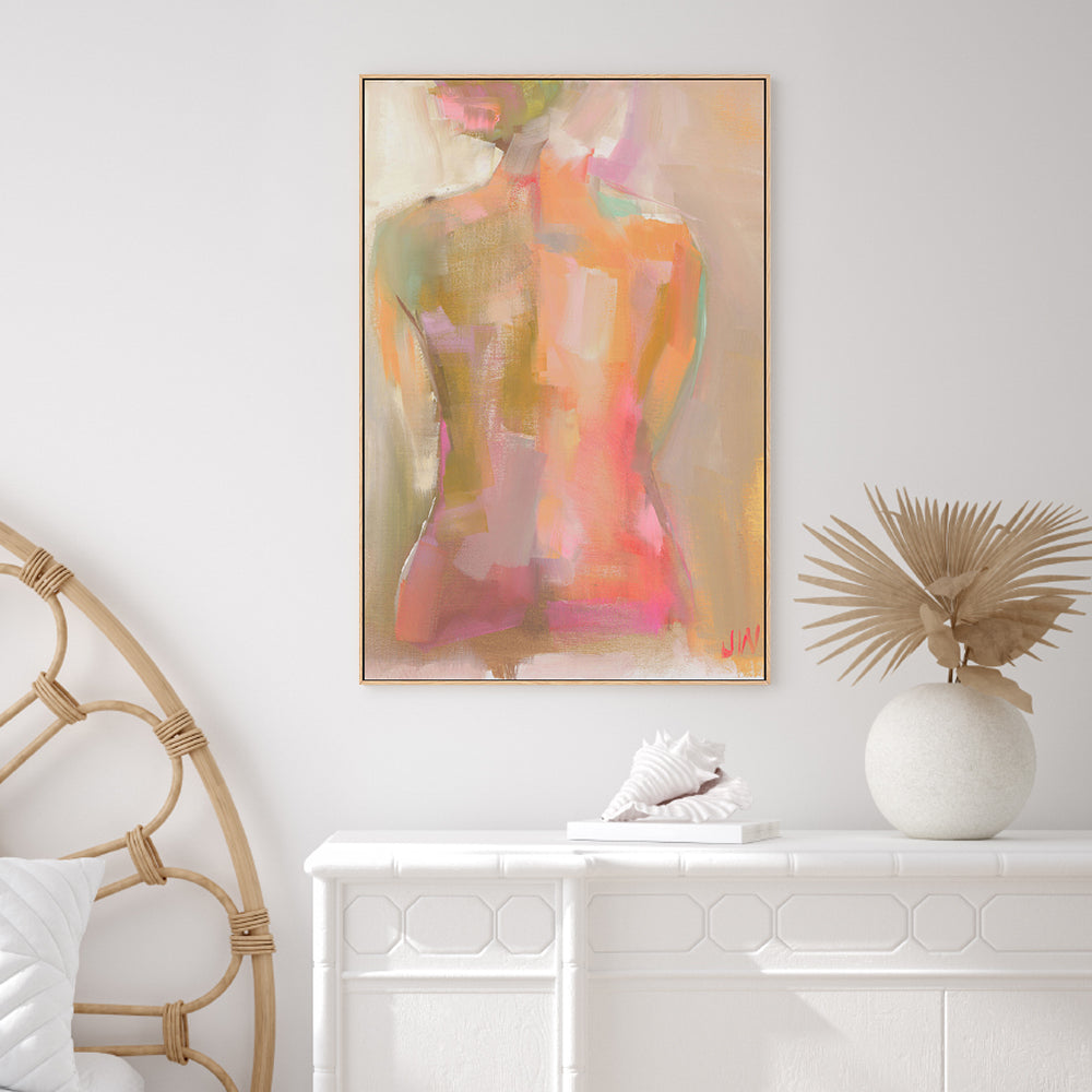 wall-art-print-canvas-poster-framed-Woman's Back , By Jenny Westenhofer Art-2