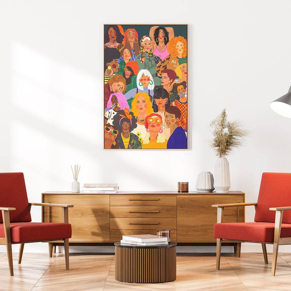 wall-art-print-canvas-poster-framed-Women , By Gigi Rosado-GIOIA-WALL-ART