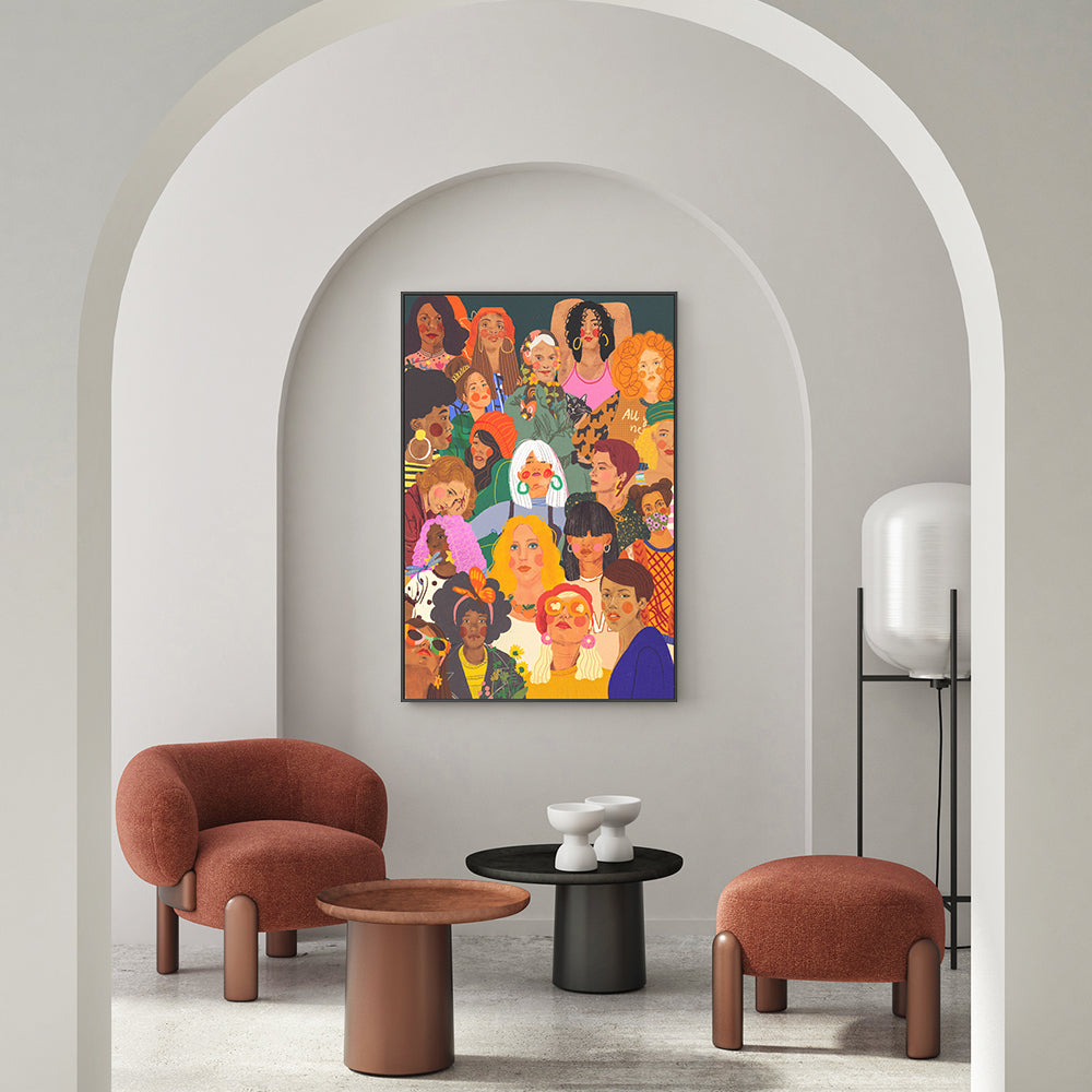 wall-art-print-canvas-poster-framed-Women , By Gigi Rosado-GIOIA-WALL-ART