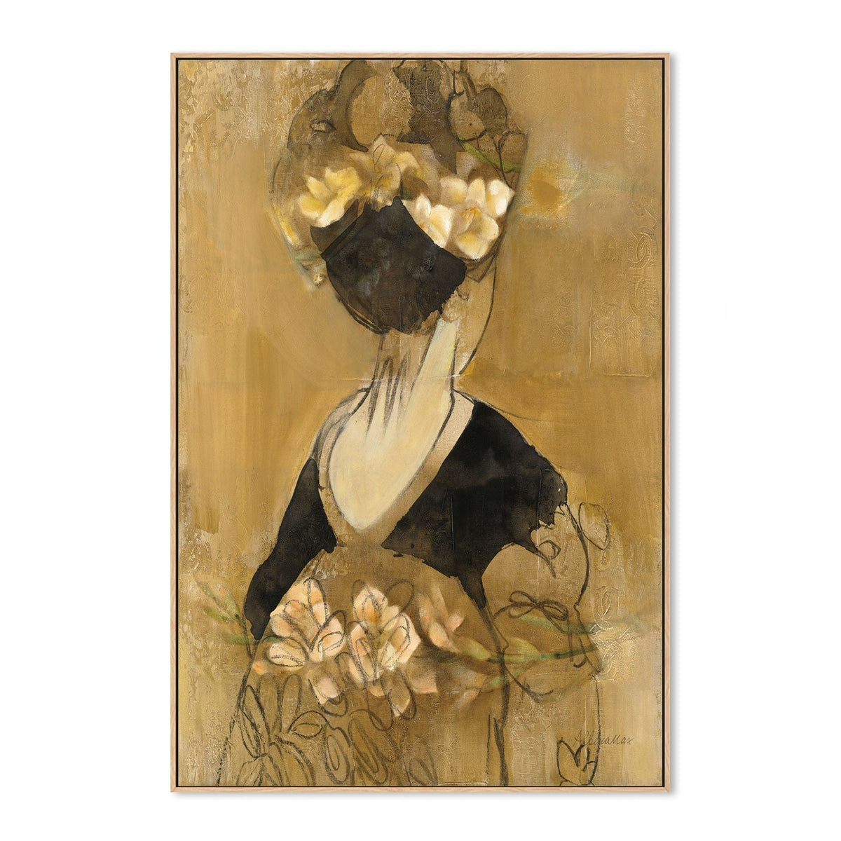 wall-art-print-canvas-poster-framed-Women of the World, Style B , By Albena Hristova-GIOIA-WALL-ART