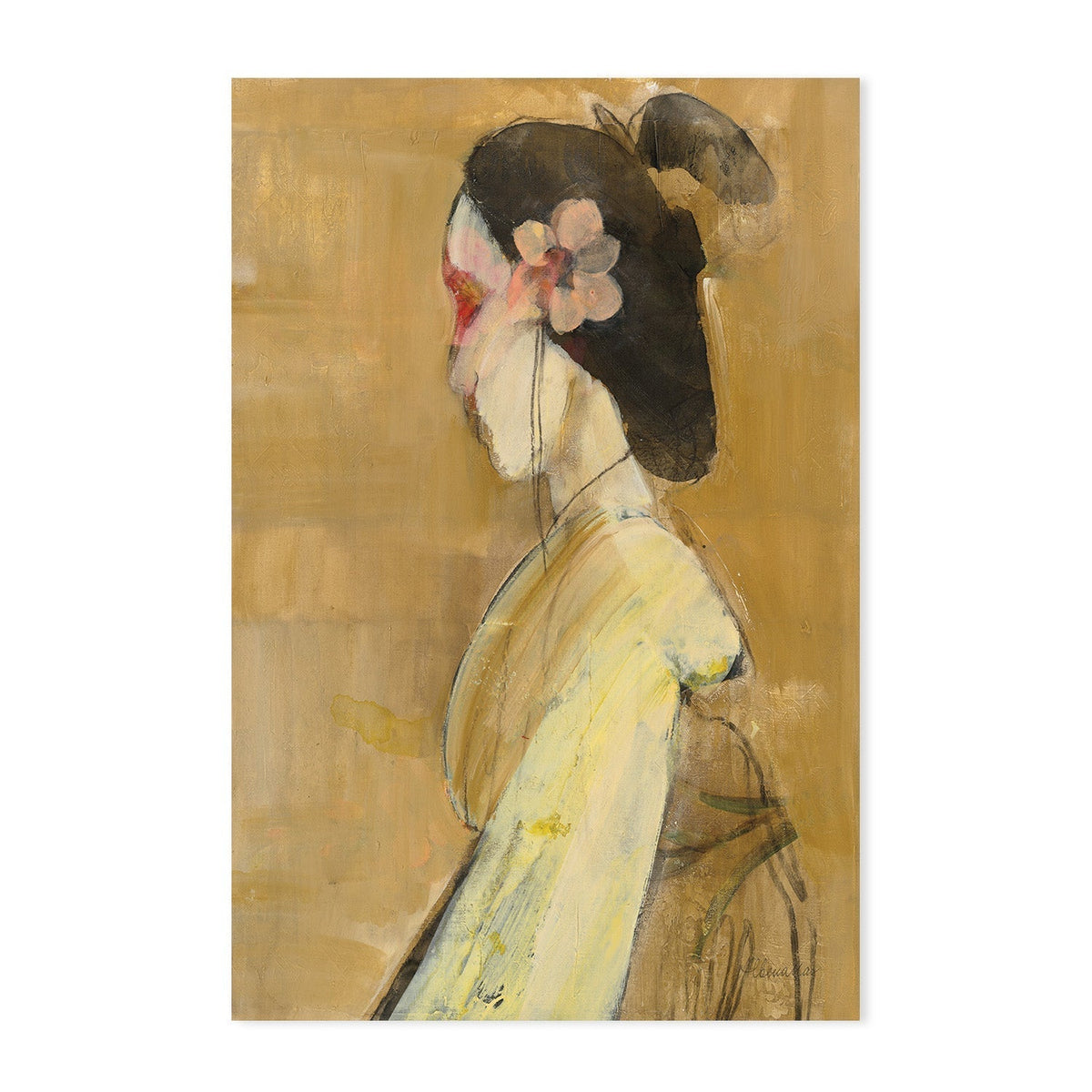 wall-art-print-canvas-poster-framed-Women Of The World, Style B & C, Set Of 2 , By Albena Hristova-GIOIA-WALL-ART
