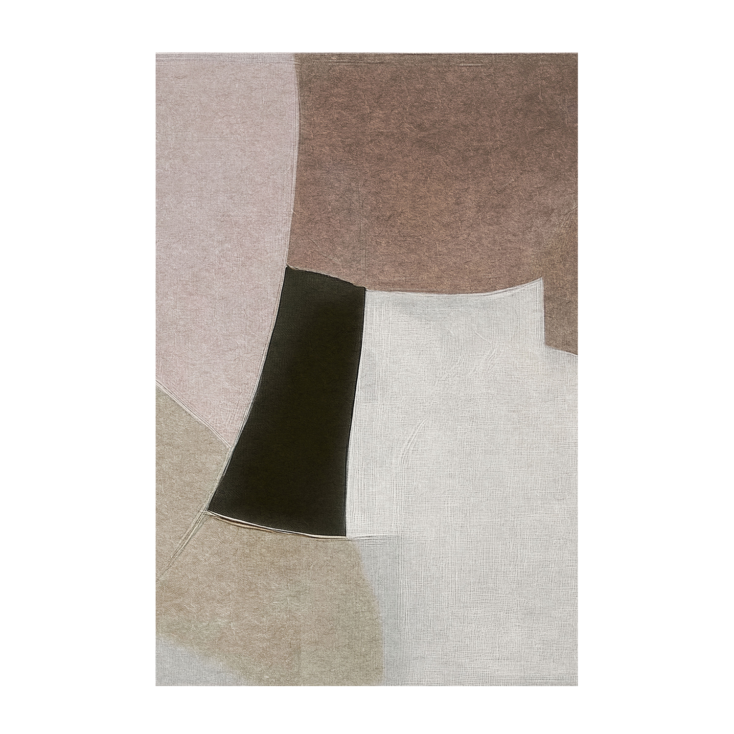wall-art-print-canvas-poster-framed-Wonder Brown Tones, Style A , By Alma-1