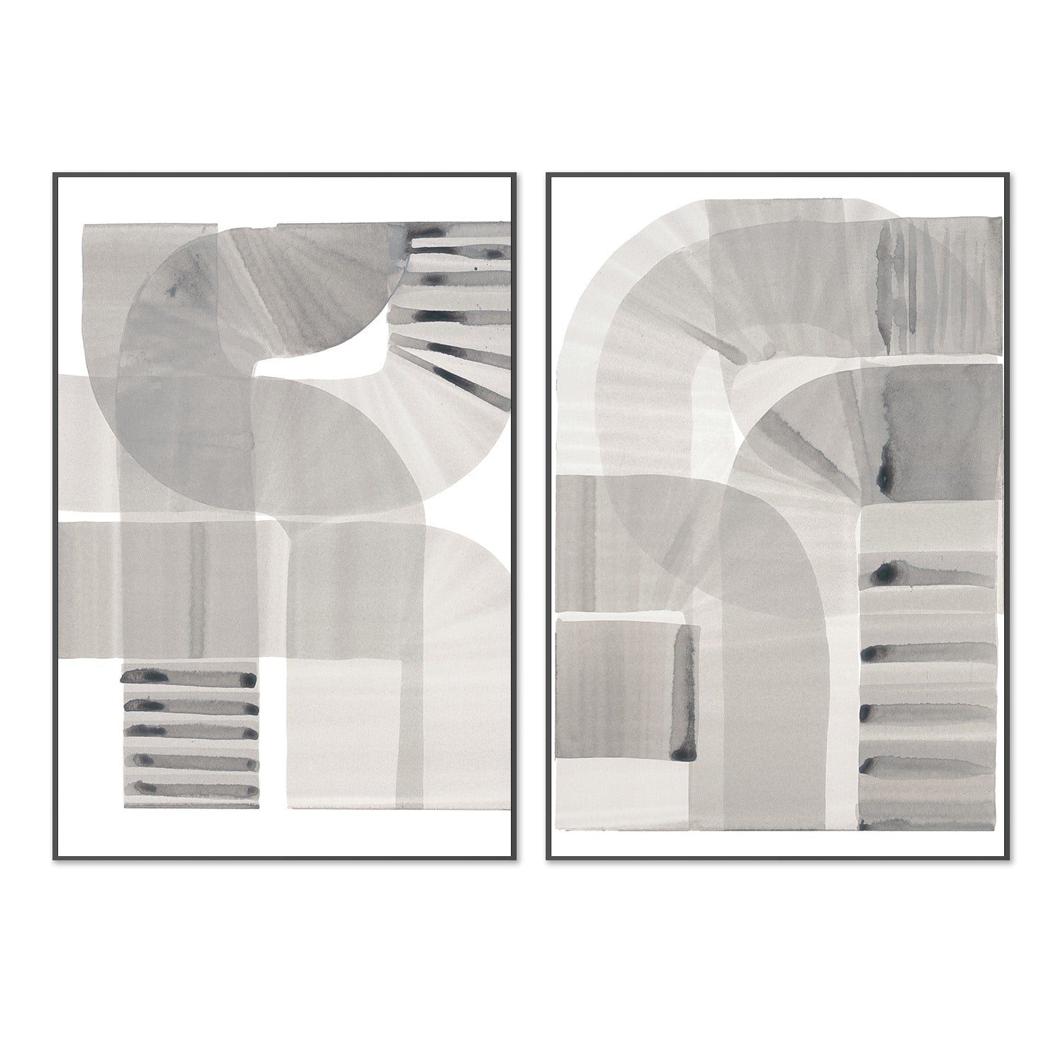 wall-art-print-canvas-poster-framed-Wondering Pipe, Style A & D, Set Of 2 , By Megan Swartz-3