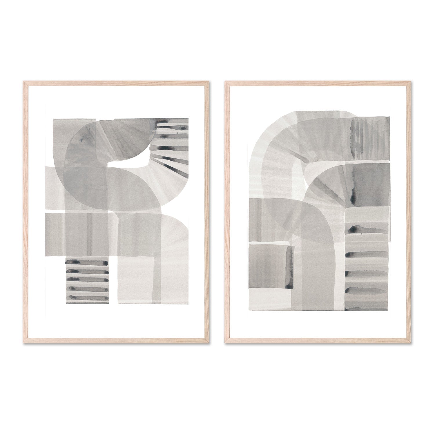 wall-art-print-canvas-poster-framed-Wondering Pipe, Style A & D, Set Of 2 , By Megan Swartz-6