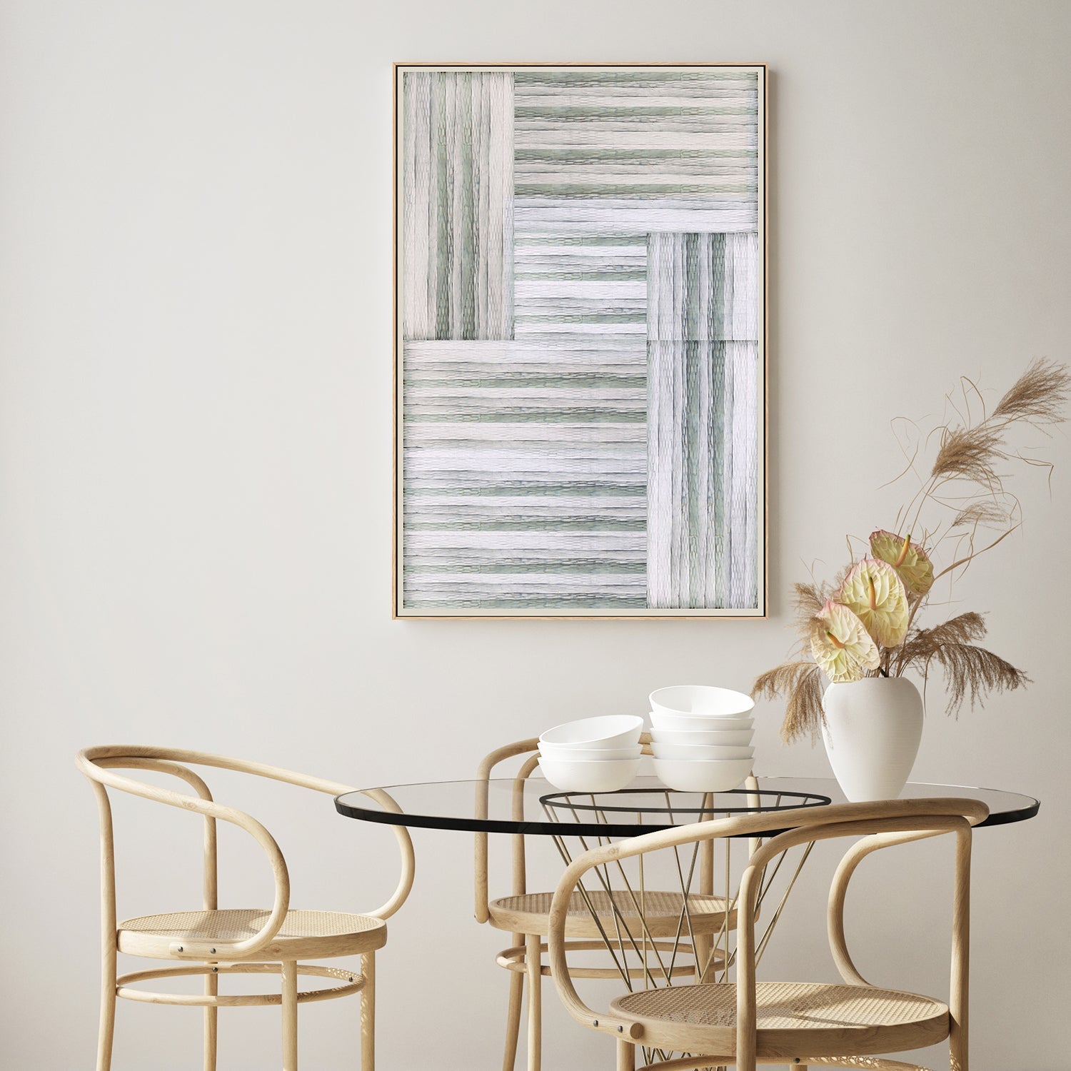 wall-art-print-canvas-poster-framed-Woven Graph, Style A-7