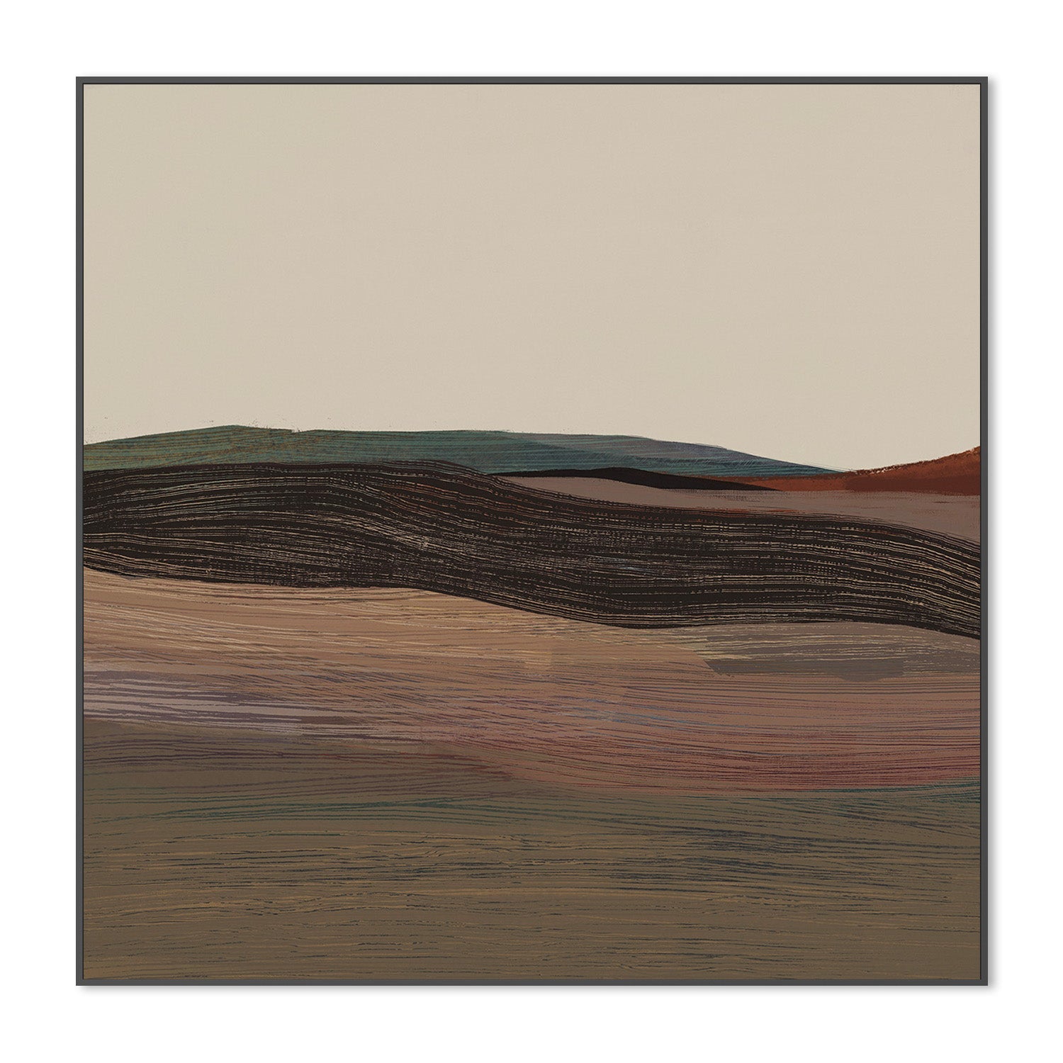 wall-art-print-canvas-poster-framed-Woven Plain, Style A-3
