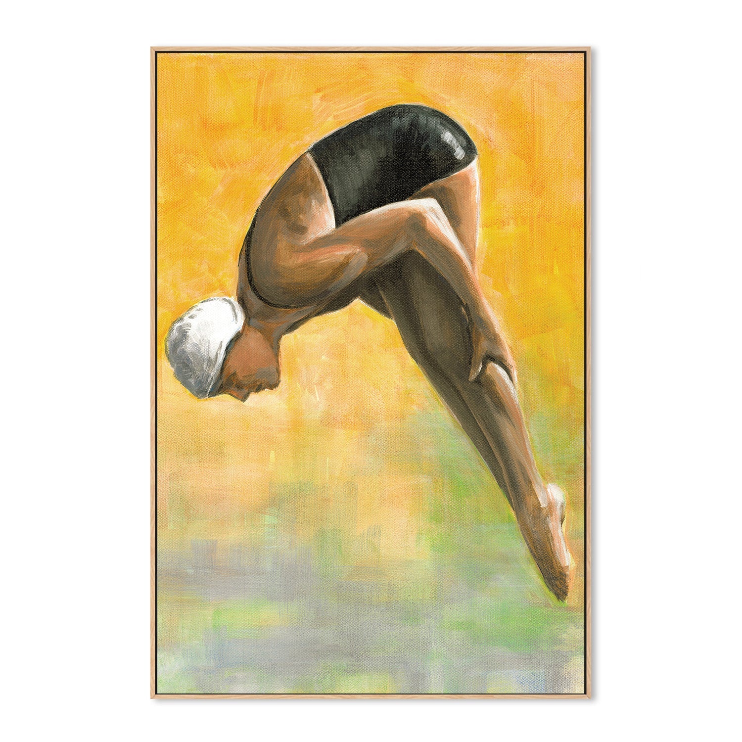 wall-art-print-canvas-poster-framed-Yellow Diver-4