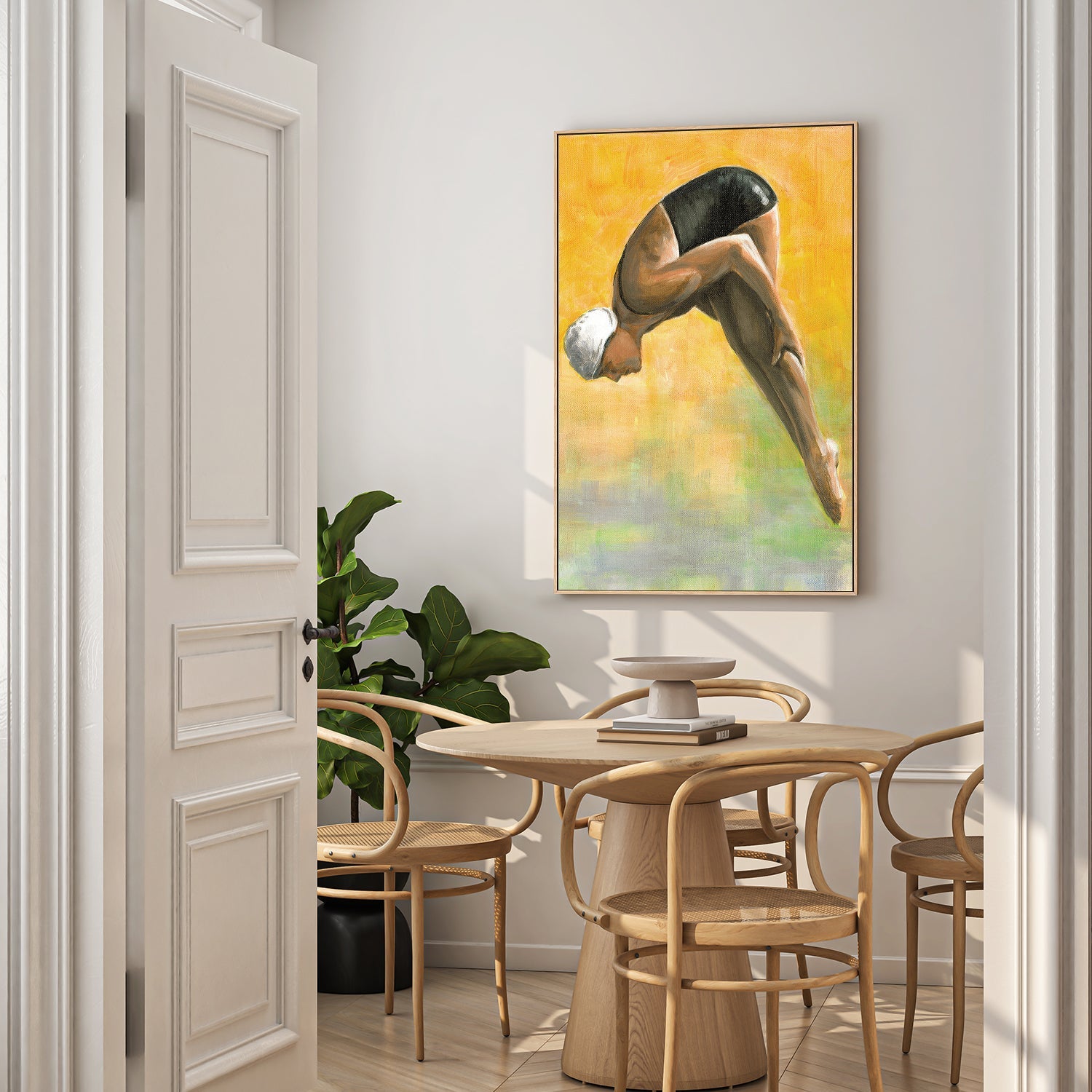 wall-art-print-canvas-poster-framed-Yellow Diver-8