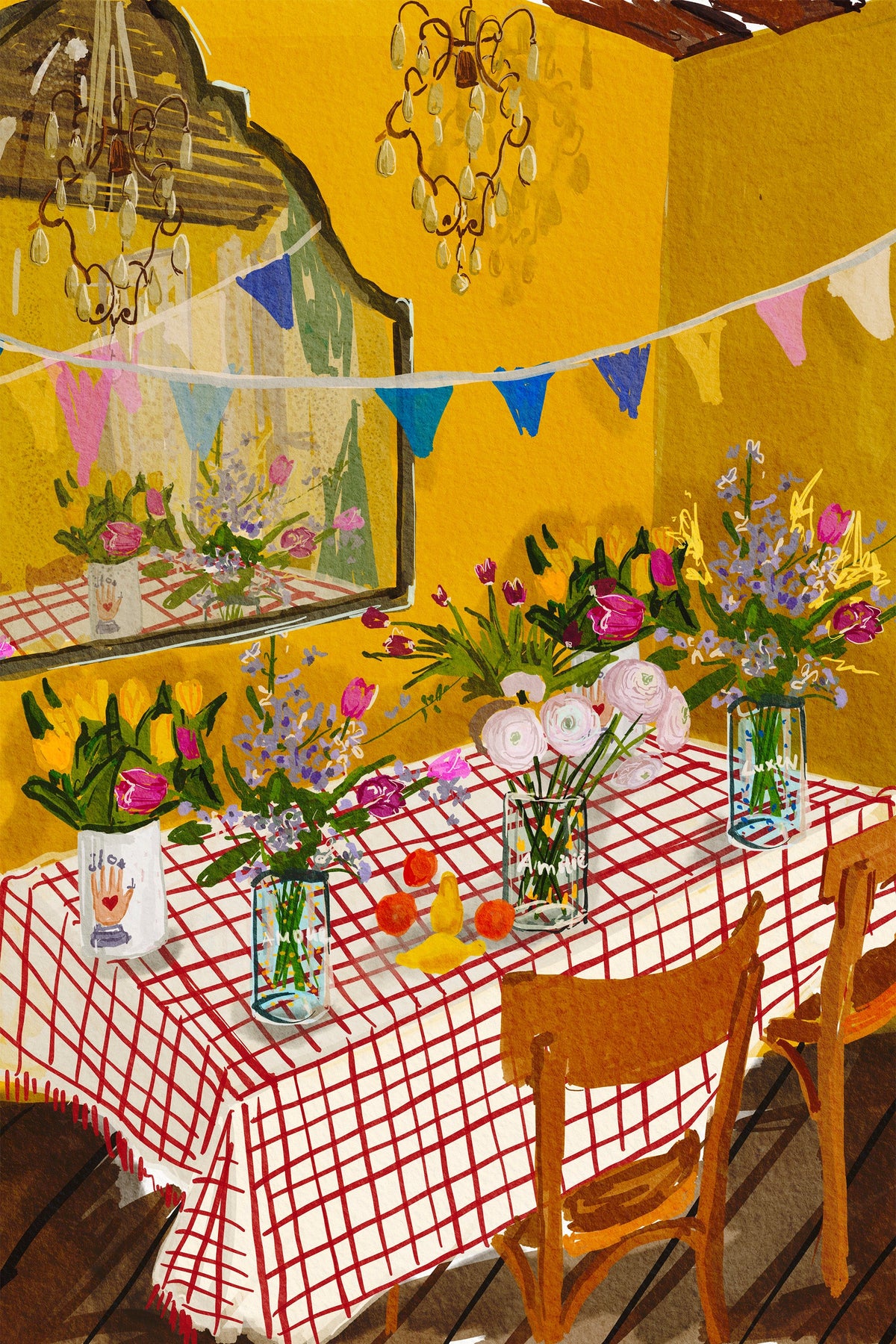 wall-art-print-canvas-poster-framed-Yellow Room-1