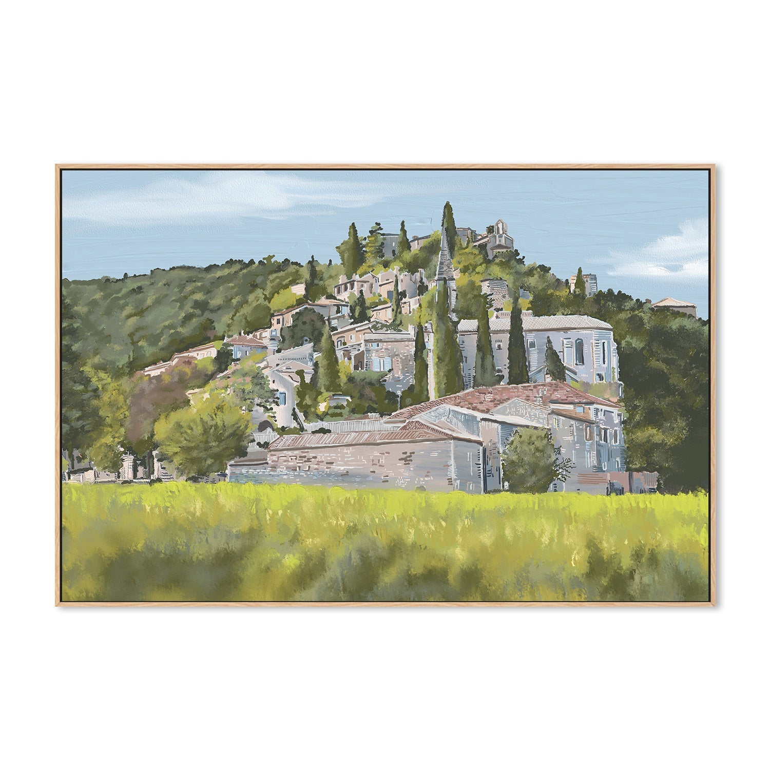 wall-art-print-canvas-poster-framed-“Yes”, La Roque-Sur-Cèze’, France, 2024 , By Jenna Alheit-4