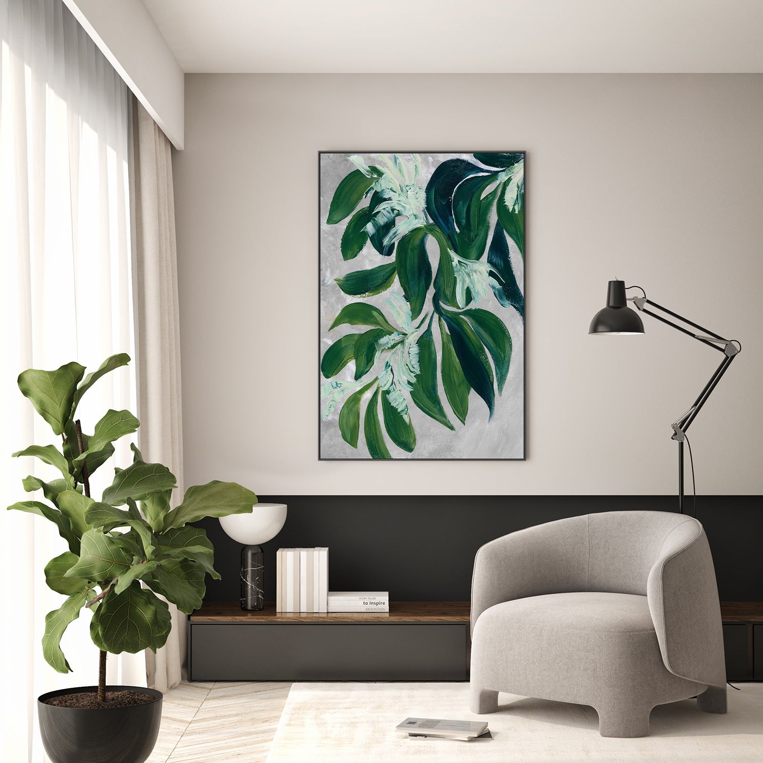 wall-art-print-canvas-poster-framed-Yoon leaves-7