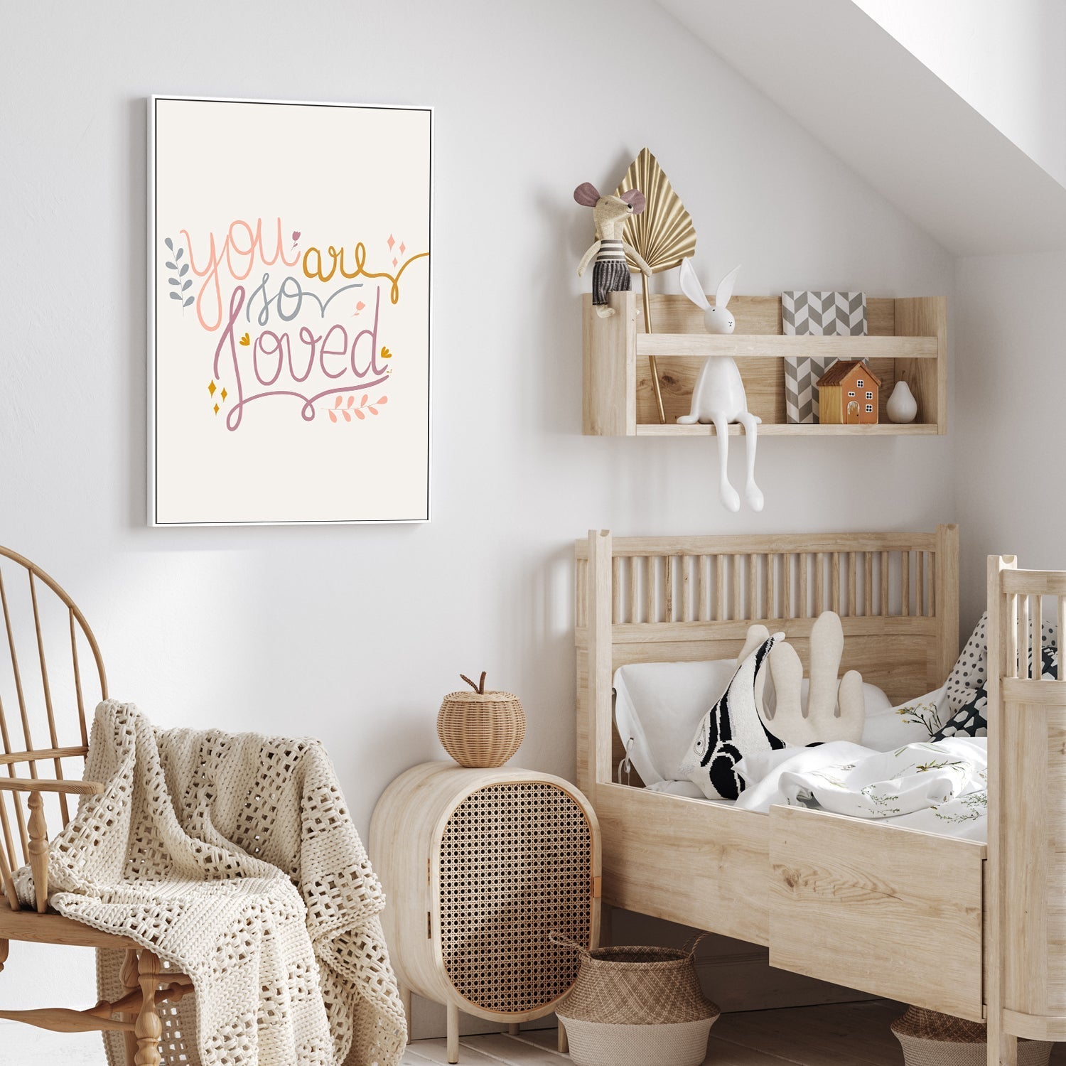 wall-art-print-canvas-poster-framed-You Are So Loved, Style B , By Menina Lisboa-7