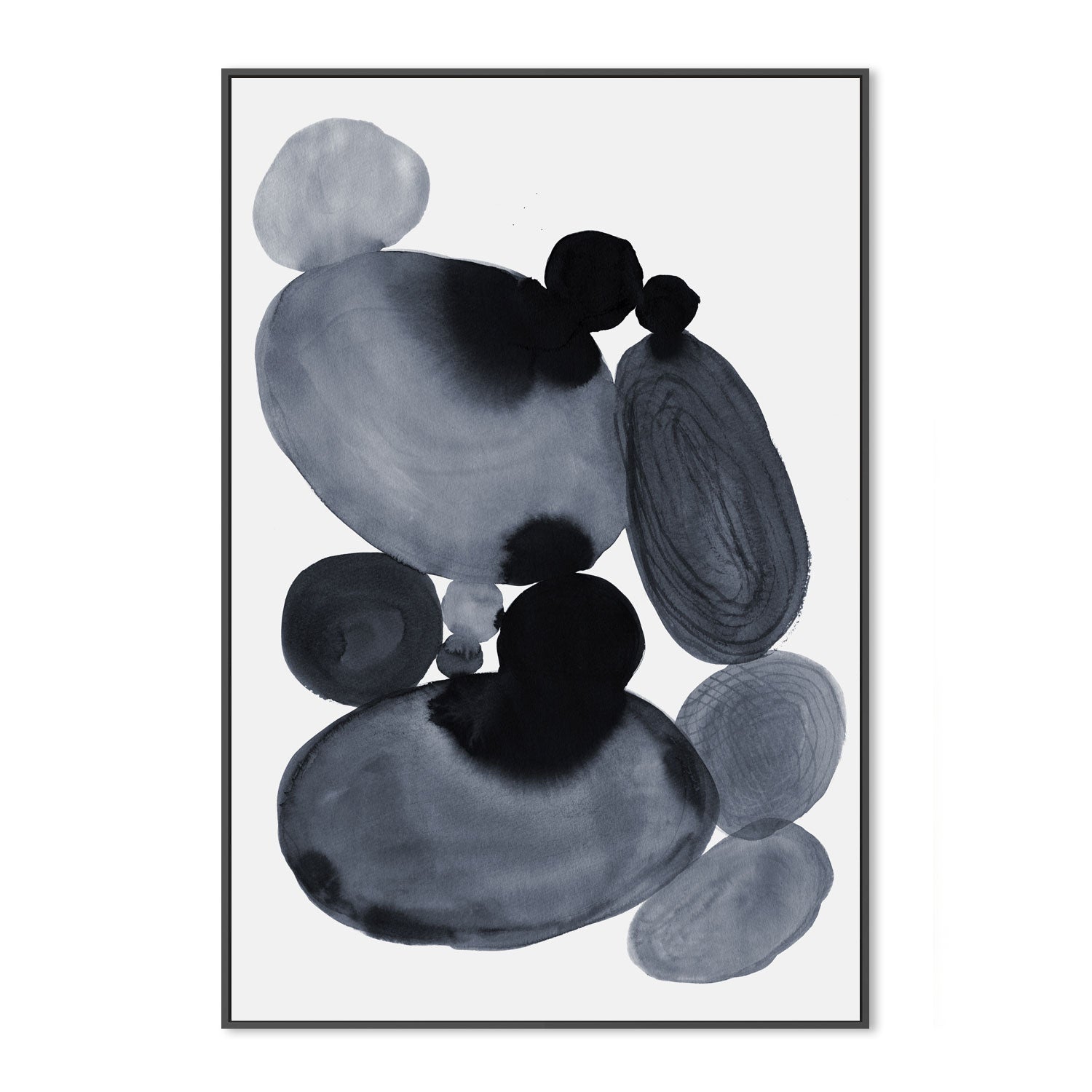 wall-art-print-canvas-poster-framed-Zen Garden Stones, Style A , By Danushka Abeygoda-3