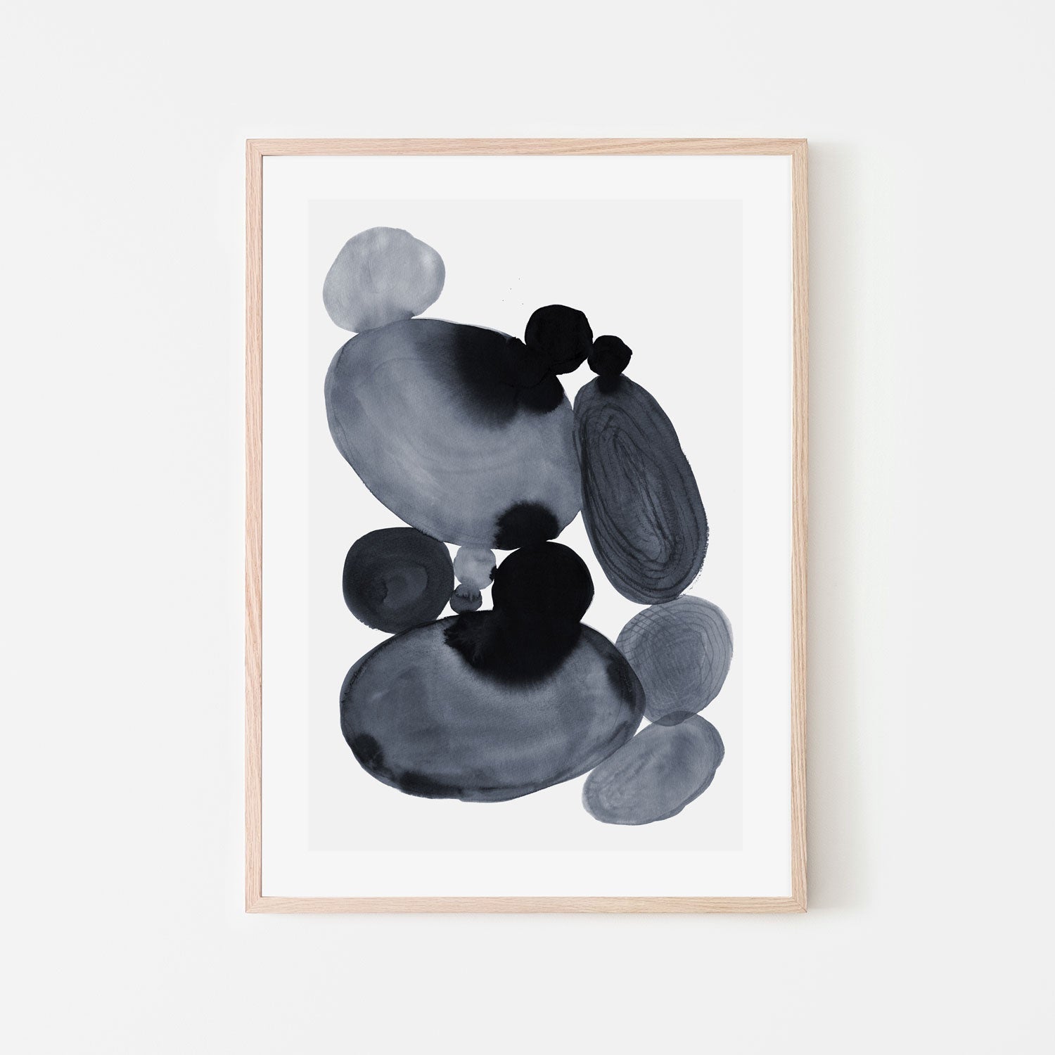 wall-art-print-canvas-poster-framed-Zen Garden Stones, Style A , By Danushka Abeygoda-6
