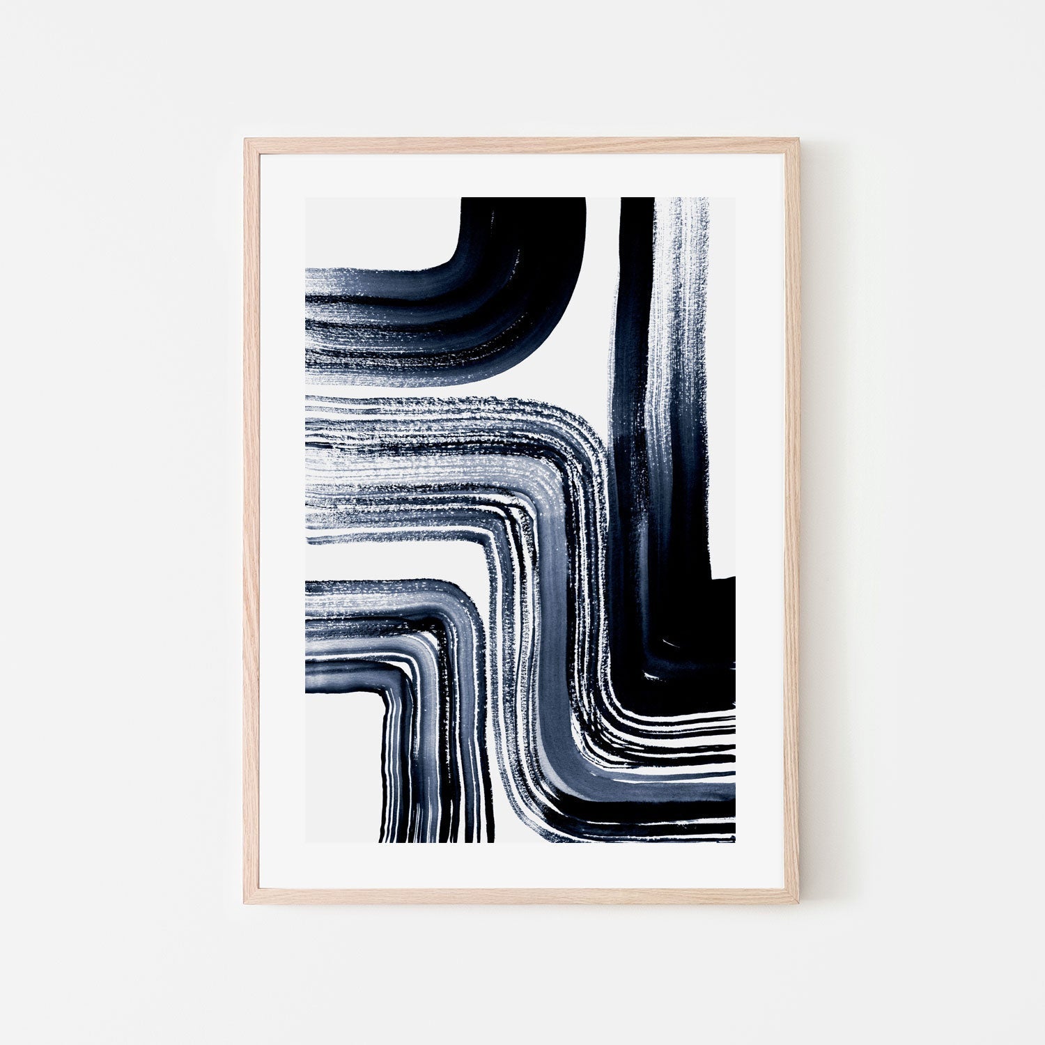 wall-art-print-canvas-poster-framed-Zen Garden Strokes, Style A , By Danushka Abeygoda-6