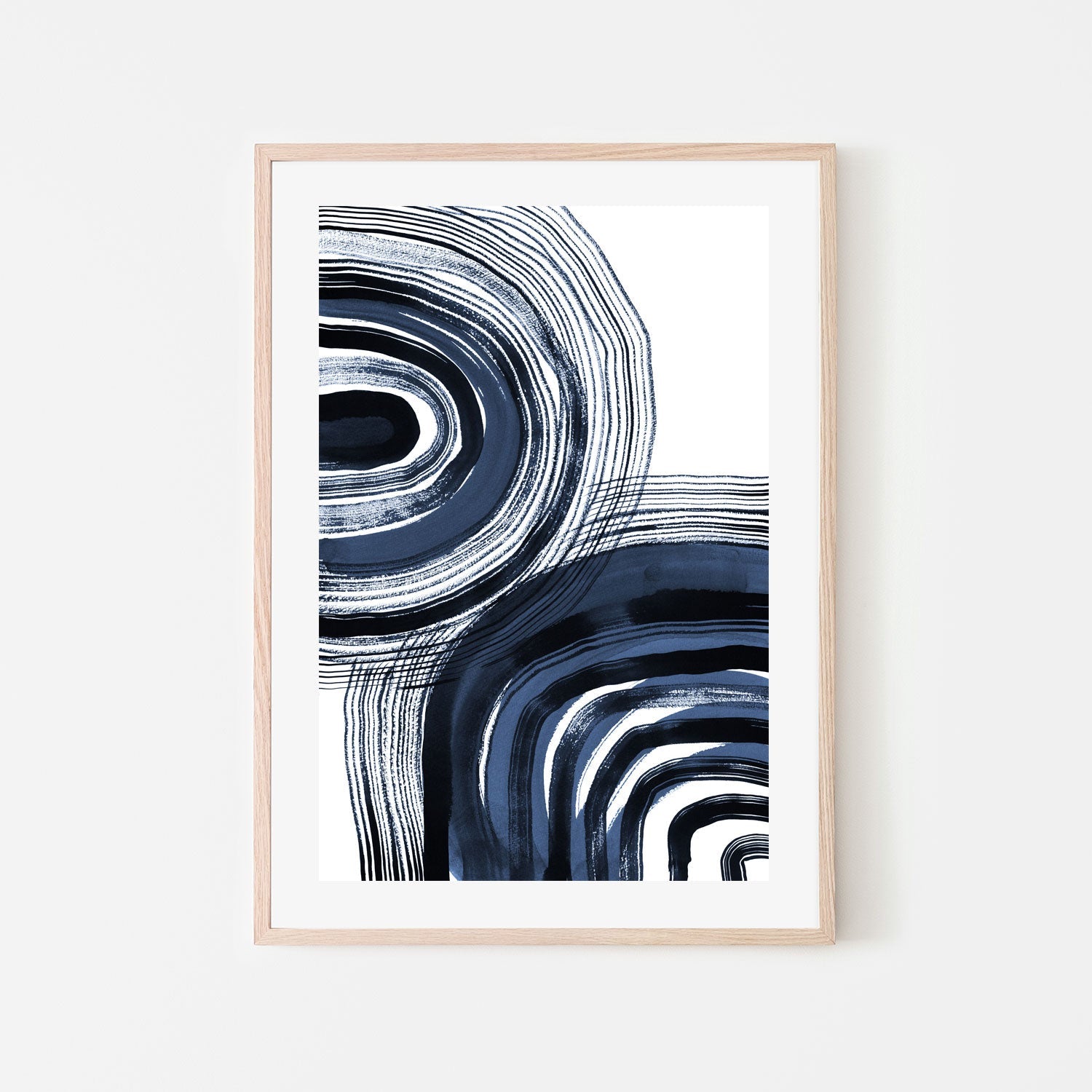 wall-art-print-canvas-poster-framed-Zen Garden Strokes, Style C , By Danushka Abeygoda-6