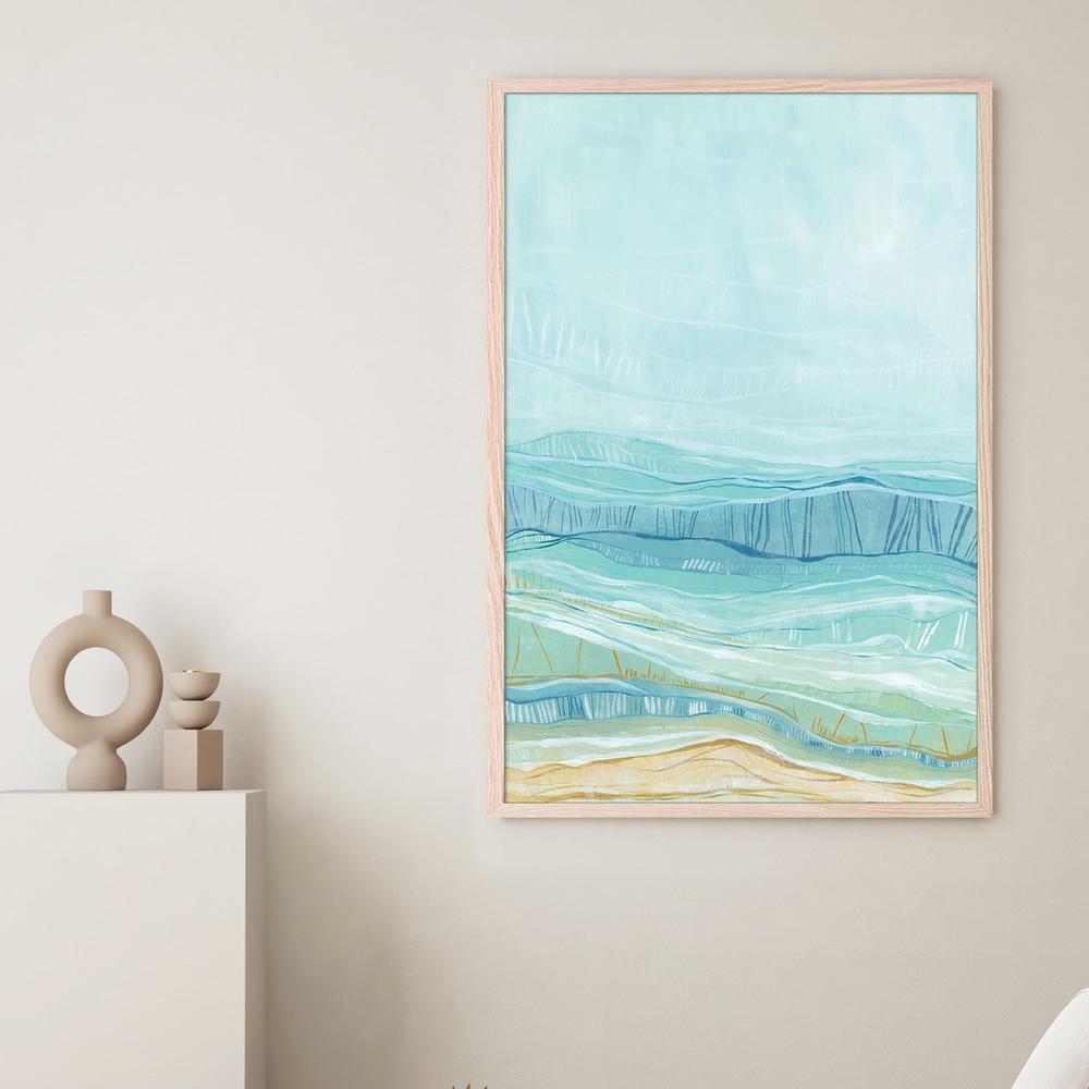 Waves of Blue Beauty-by-Jacob Q-wall-art-print-canvas-poster-framed-Gioia