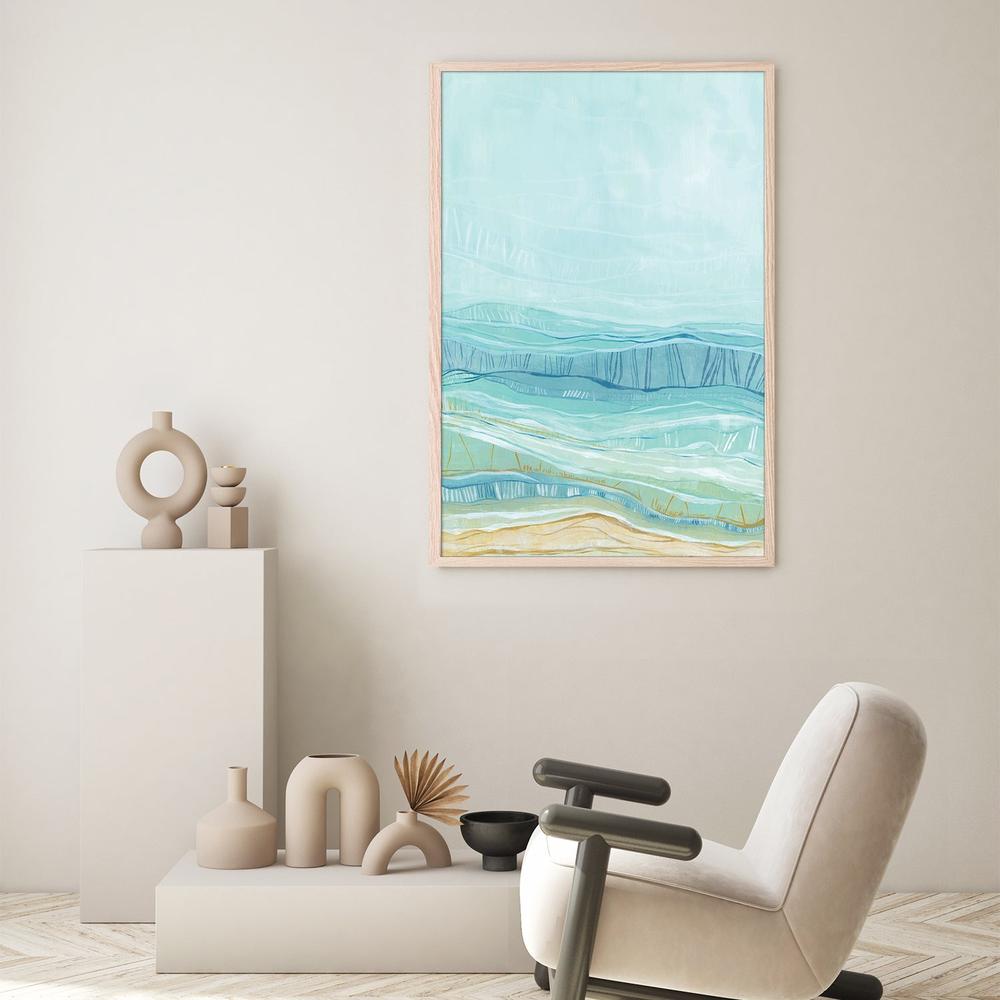 Waves of Blue Beauty-by-Jacob Q-wall-art-print-canvas-poster-framed-Gioia