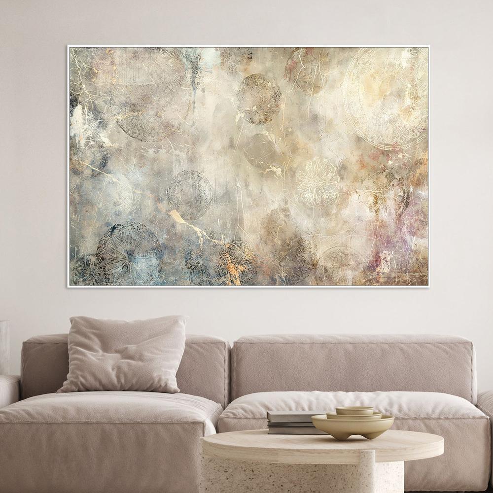 Weathered Organic Circles-by-Rafal Kulik-wall-art-print-canvas-poster-framed-Gioia