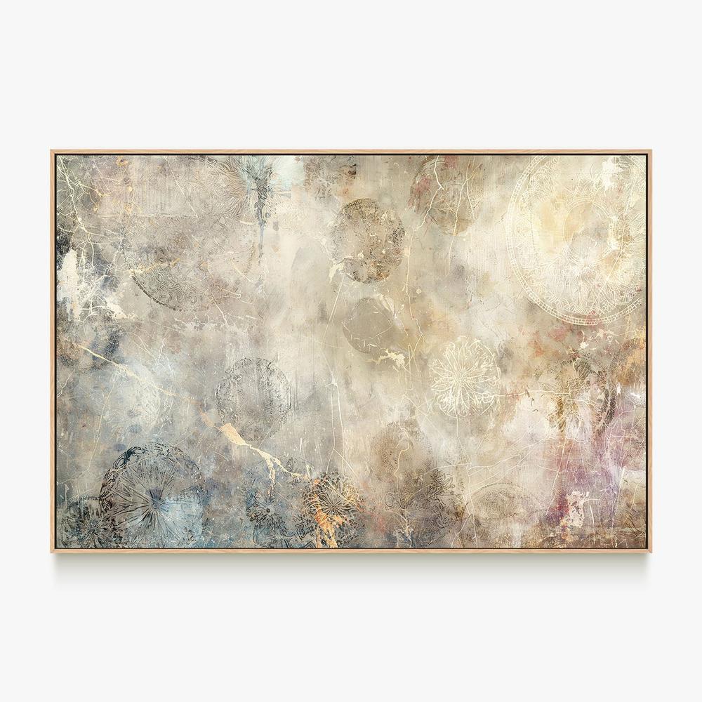 Weathered Organic Circles-by-Rafal Kulik-wall-art-print-canvas-poster-framed-Gioia