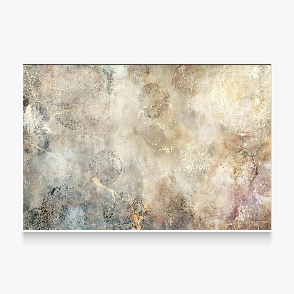 Weathered Organic Circles-by-Rafal Kulik-wall-art-print-canvas-poster-framed-Gioia