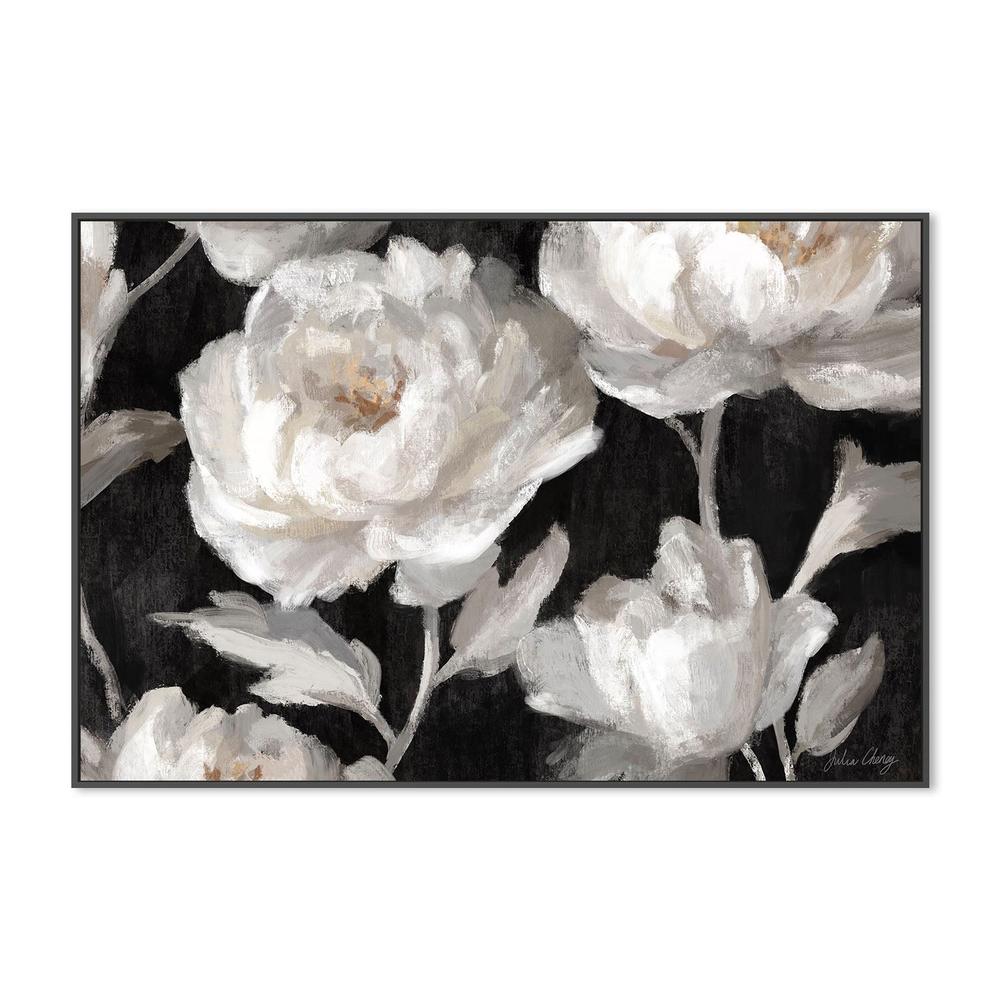 wall-art-print-canvas-poster-framed-White Peonies On Black-3
