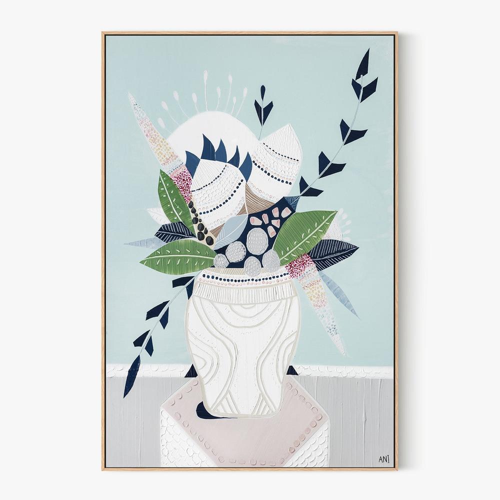 Wild Bankisa Bouquet-by-Ani Ipradjian-wall-art-print-canvas-poster-framed-Gioia