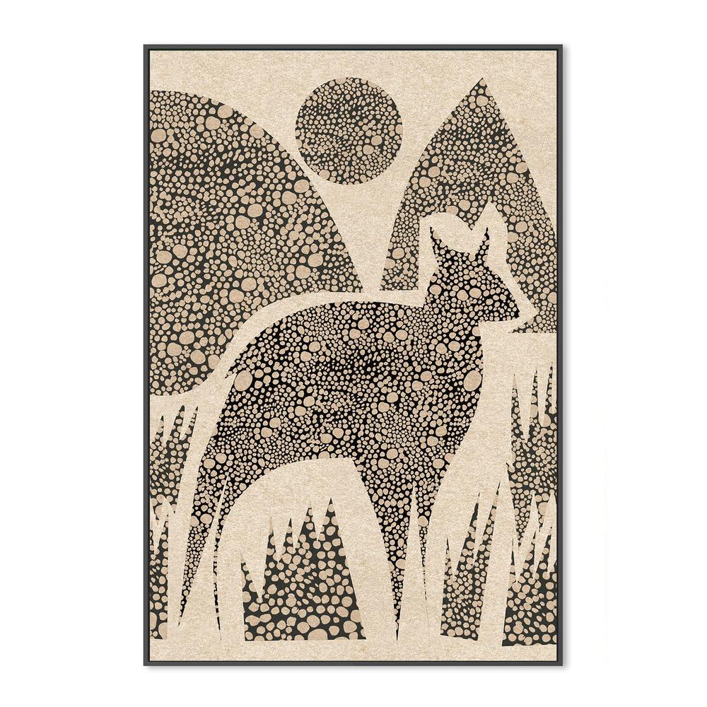 wall-art-print-canvas-poster-framed-Wild Deer Mountain Scene-3