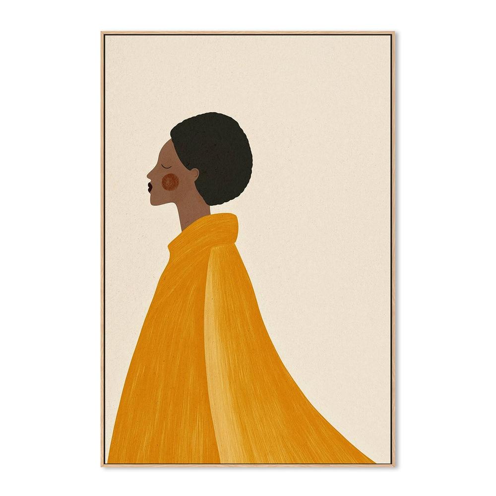 wall-art-print-canvas-poster-framed-Woman In Yellow Cape-4