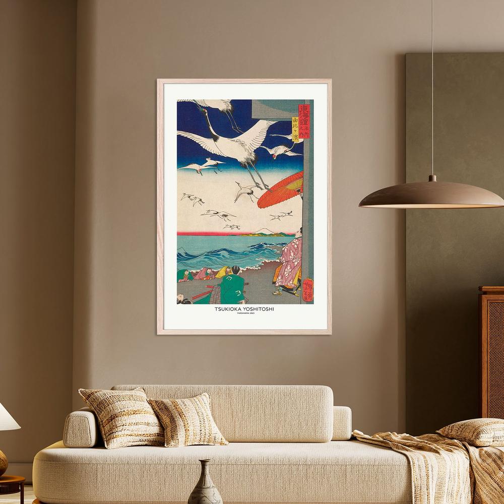 Yuigahama (1863)-by-Tsukioka Yoshitoshi-wall-art-print-canvas-poster-framed-Gioia