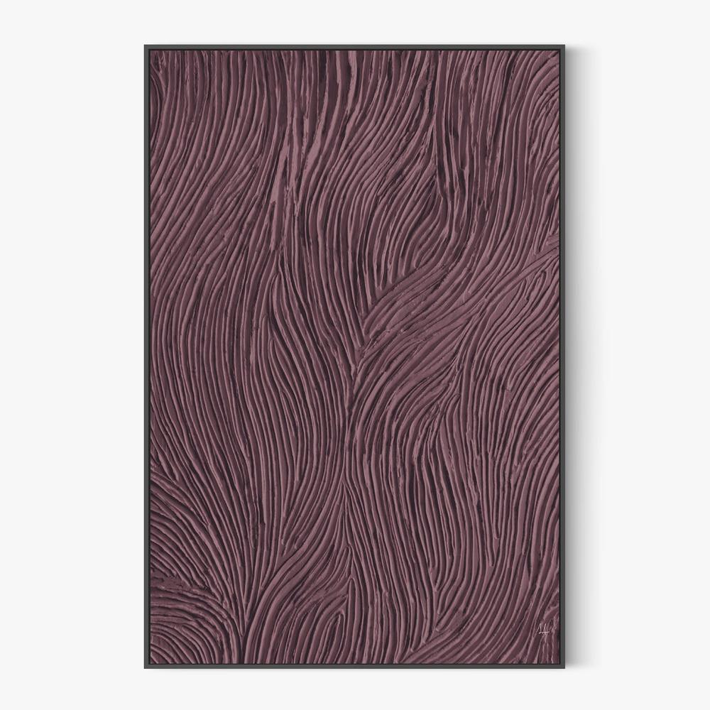 Zen Garden Plum-by-Sarah Adams-wall-art-print-canvas-poster-framed-Gioia