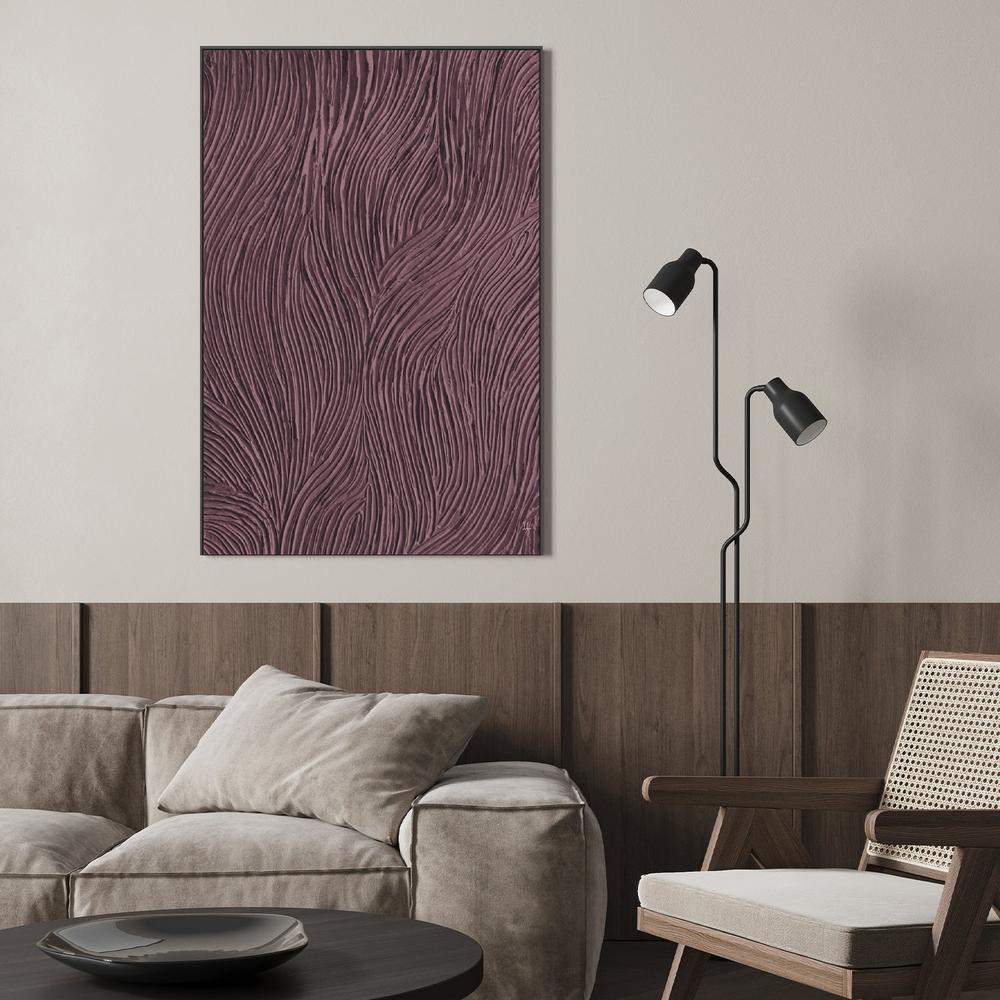 Zen Garden Plum-by-Sarah Adams-wall-art-print-canvas-poster-framed-Gioia
