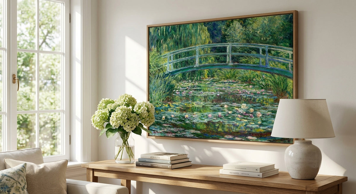 Impressionist wall art inspired by Monet