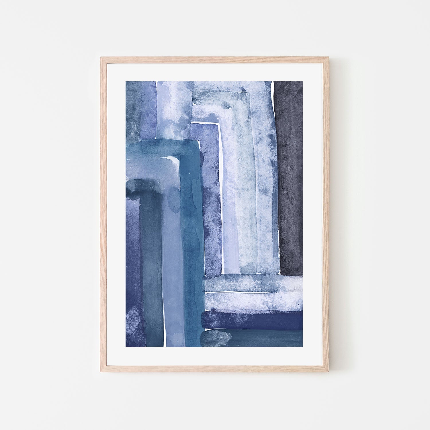Indigo Stripes , By Aubrey