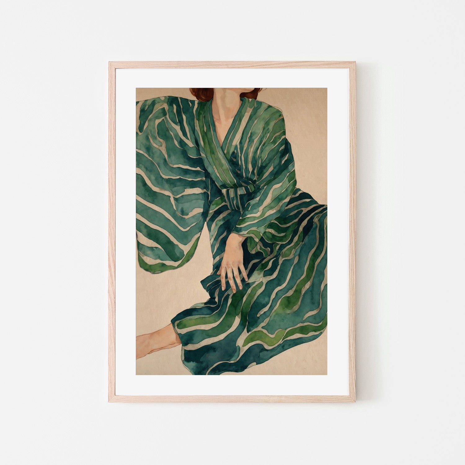 Green Kimono Flow