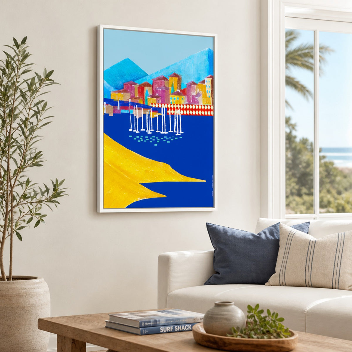 Colorful Coastal Town