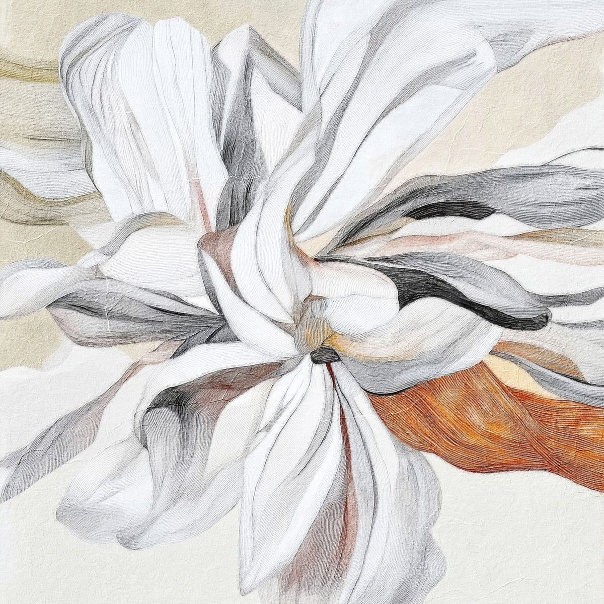 Elegant Flowing Flower