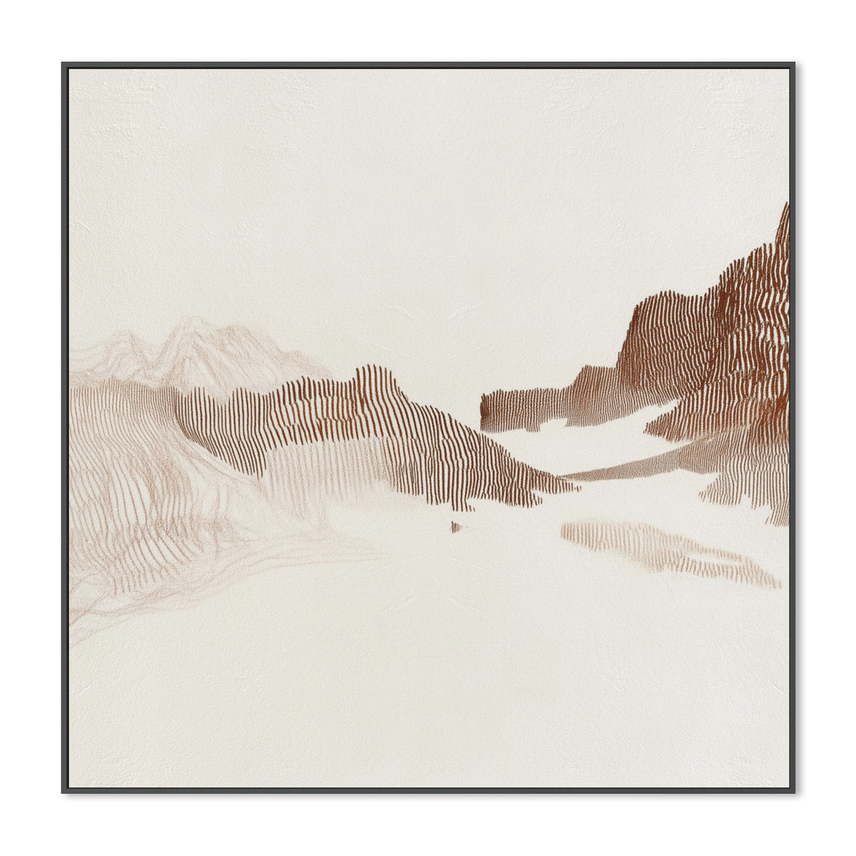 Serene Mountain Lines