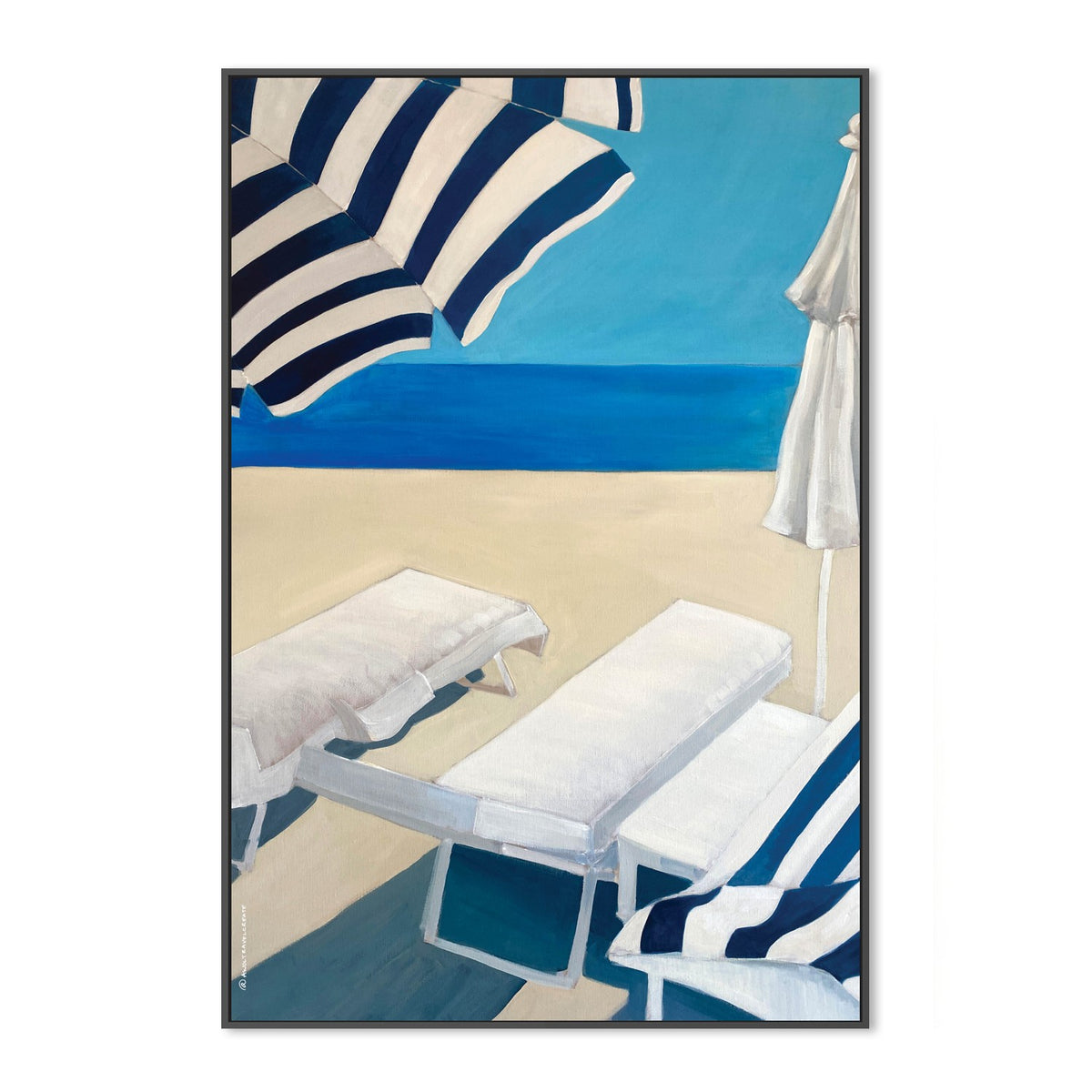 Sunny Striped Beach