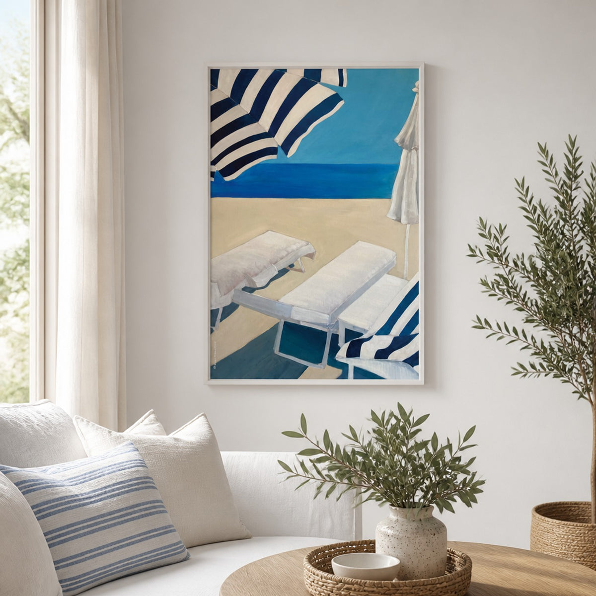 Sunny Striped Beach