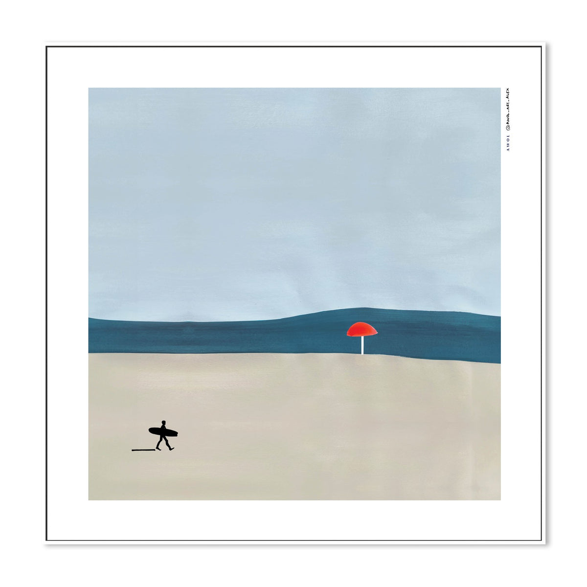 Surfer Beach Umbrella