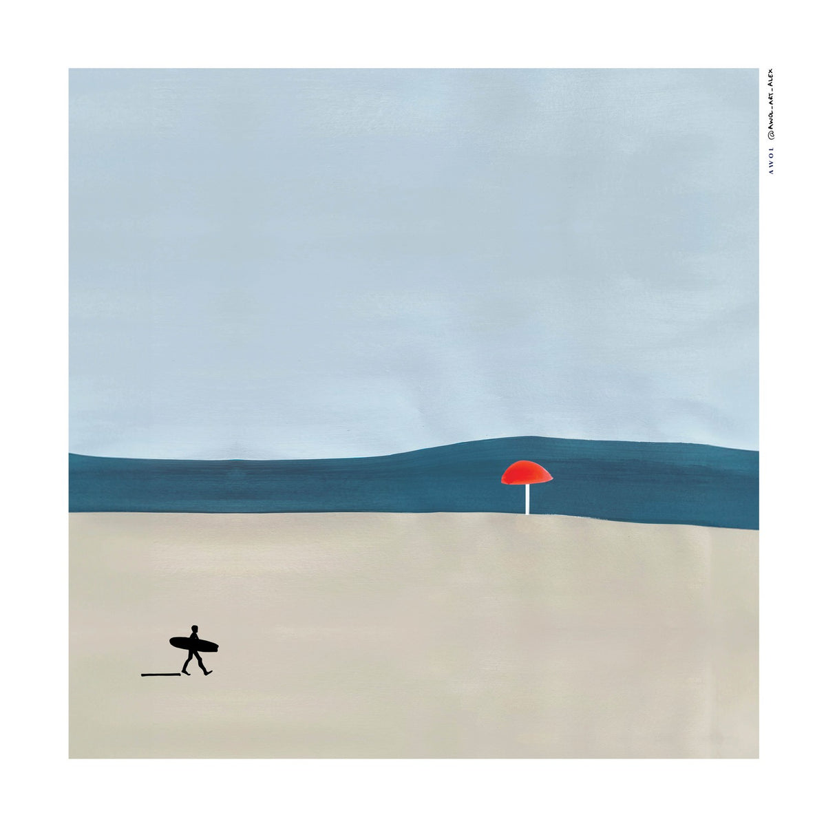Surfer Beach Umbrella