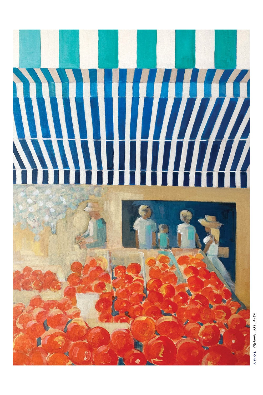 Vibrant Market Stand