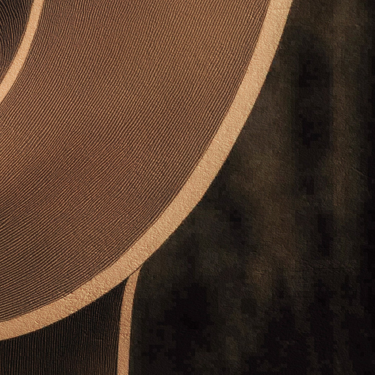 Brown Flowing Curves