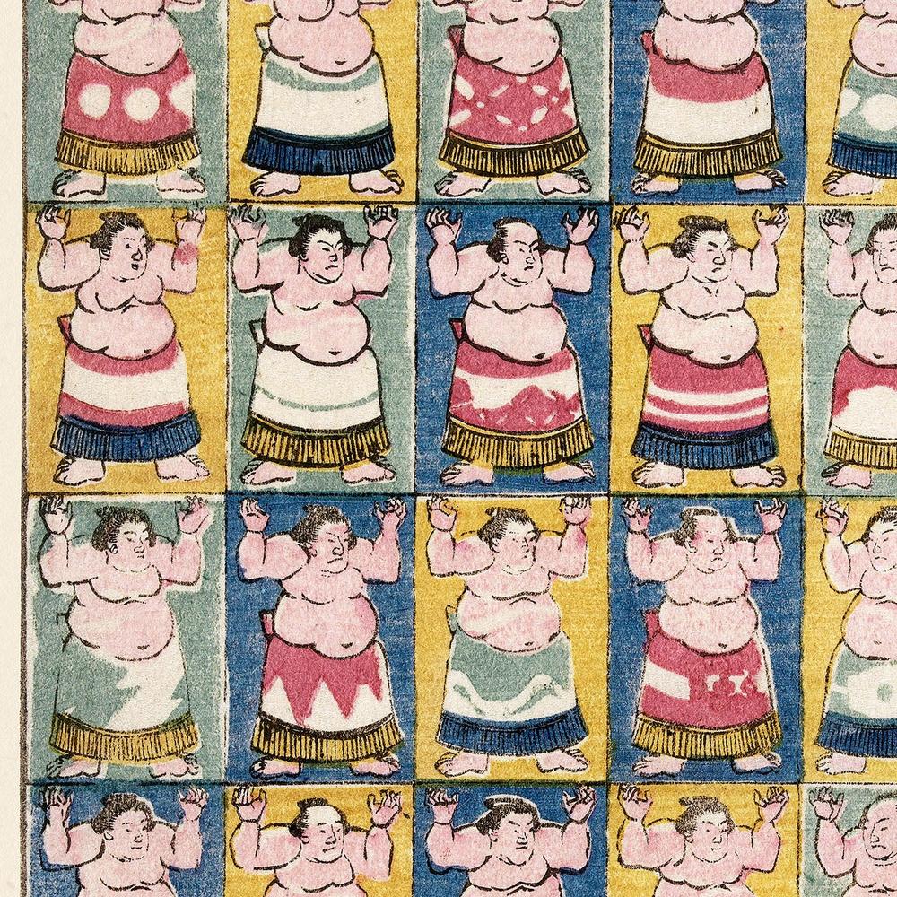 Sumo Wrestlers (1852)