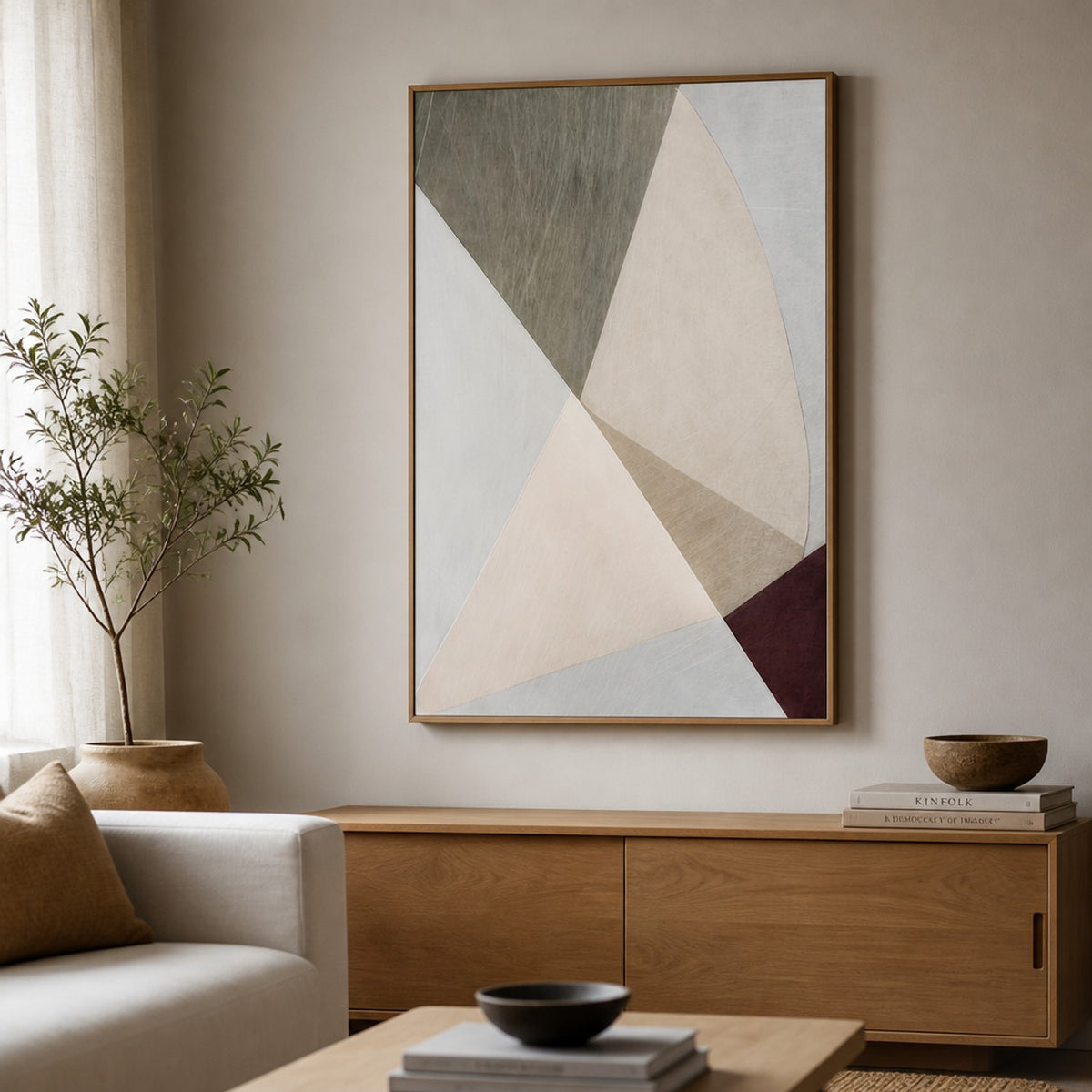 Muted Geometric Forms