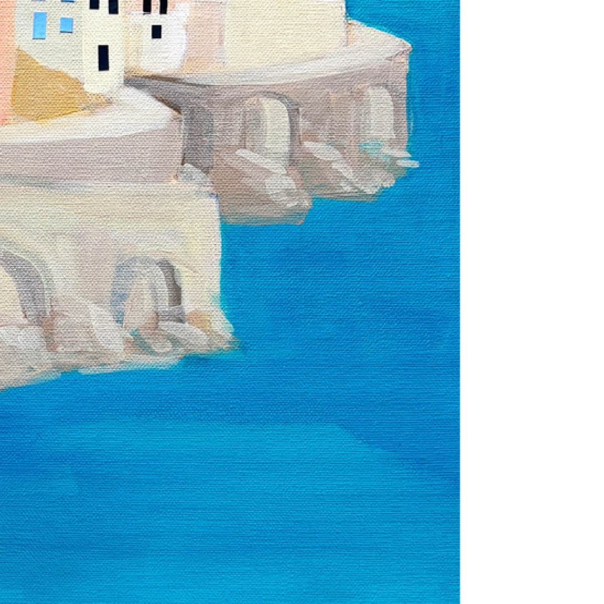 Colorful Coastal Village