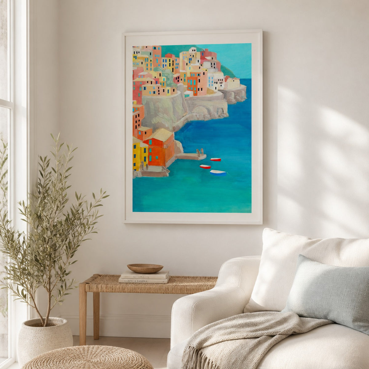 Colorful Coastal Village