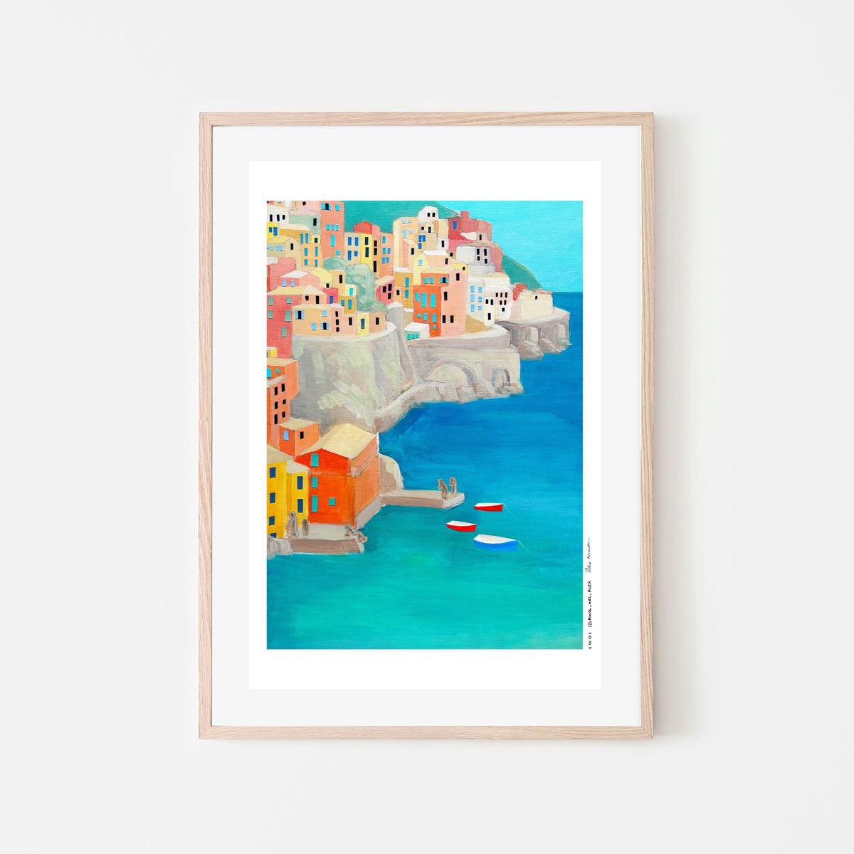 Colorful Coastal Village