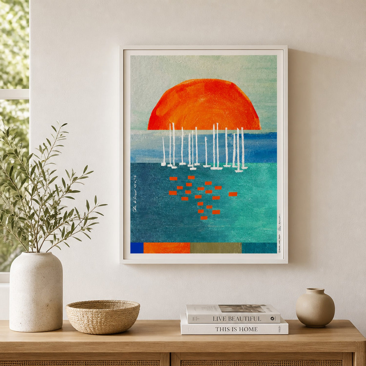 Abstract Sunset Seascape